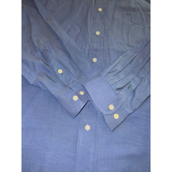 Tommy Hilfiger Mens Shirt 2XL Blue Long Sleeve Button Down - Picture 3 of 4